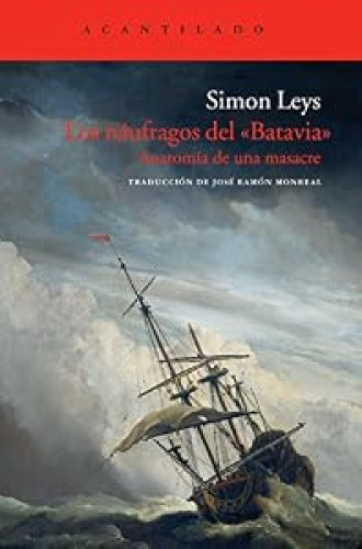 Portada del libro de Los náufragos del Batavia