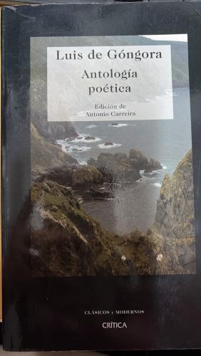 Portada del libro de Antología poética