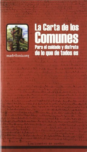 Portada del libro de Carta de los comunes (Lecturas Maxima Urgencia)