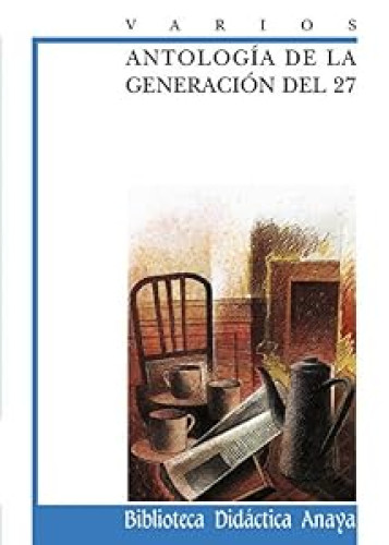 Portada del libro de Antología de la Generación del 27