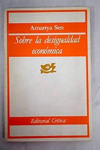 Portada del libro de Sobre la desigualdad económica