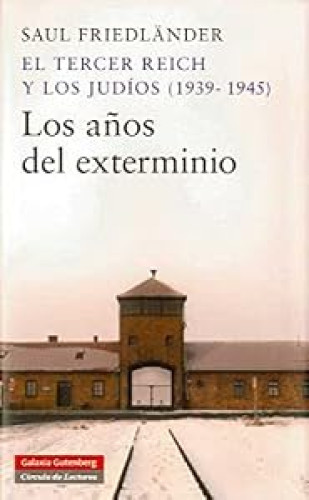 Portada del libro de El Tercer Reich y los judíos (1939-1945)