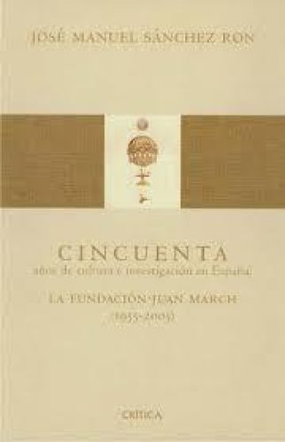 Portada del libro de Cincuenta años de cultura e investigación en España