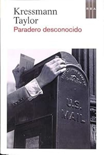 Portada del libro de Paradero desconocido