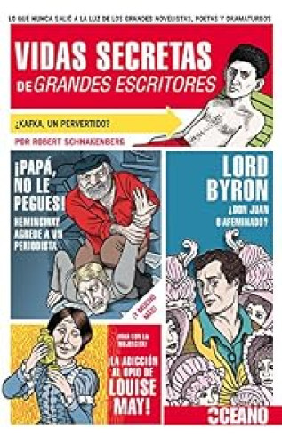 Portada del libro de Vidas secretas de grandes escritores