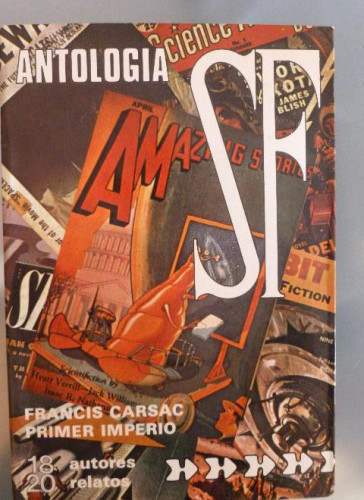 Portada del libro de ANTOLOGIA SF. FRANCISC CARSAC. ACERVO. 1971 448pp