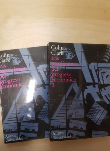 Portada del libro de Las condiciones del progreso económico (1 y 2)