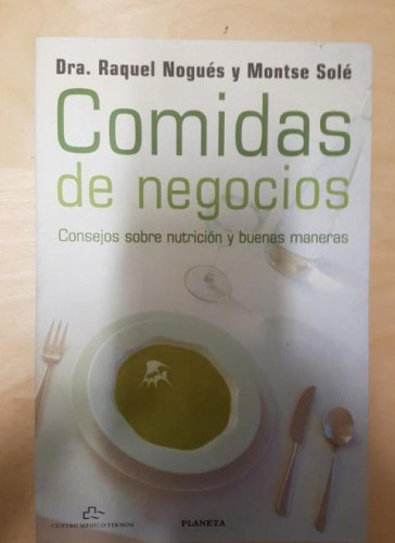 Portada del libro de Comidas de negocios