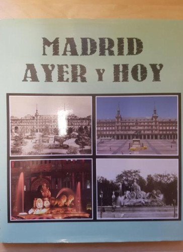 Portada del libro de Madrid ayer y hoy