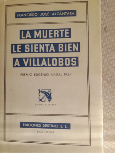 Portada del libro de La muerte le siente bien a villalobos