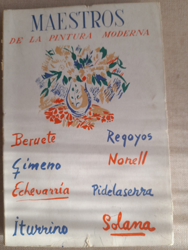 Portada del libro de Maestros de la pintura moderna