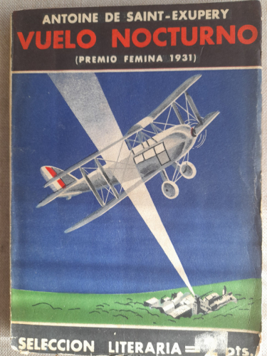 Portada del libro de Vuelo nocturno