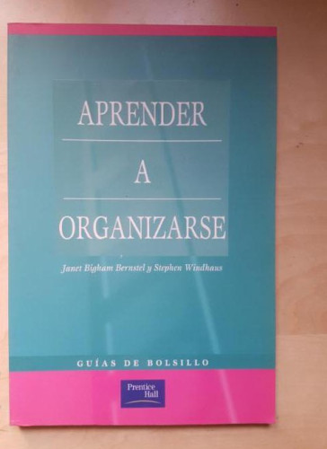 Portada del libro de Aprender a organizarse