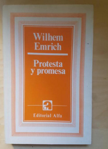 Portada del libro de PROTESTA Y PROMESA