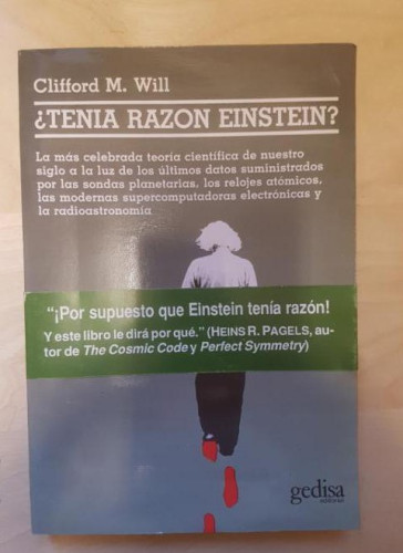 Portada del libro de ¿Tenía razon Einstein?