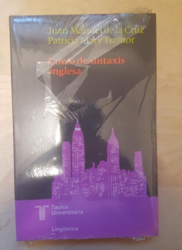 Portada del libro de Curso de sintaxis inglesa