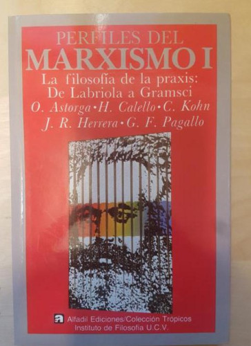 Portada del libro de PERFILES DEL MARXISMO I. VVAA. Alfadil Ediciones.