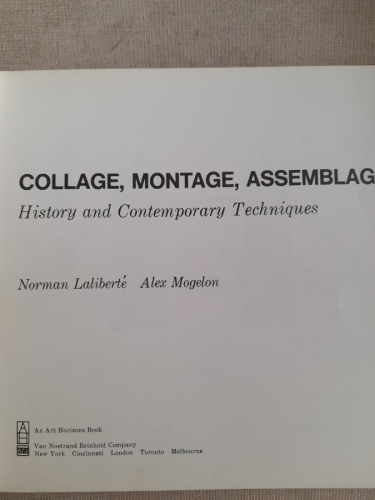 Portada del libro de Collage, Montage, Assemblage: History and Contemporary Techniques

