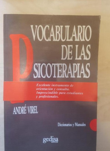 Portada del libro de Vocabulario de las psicoterapias