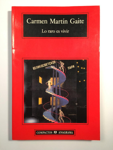 Portada del libro de Lo raro es vivir