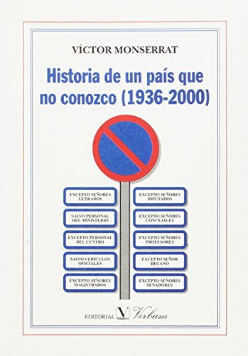 Portada del libro de HISTORIA DE UN PAÍS QUE NO CONOZCO (1936-2000)