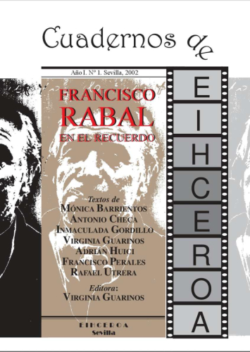 Portada del libro de Francisco Rabal en el recuerdo