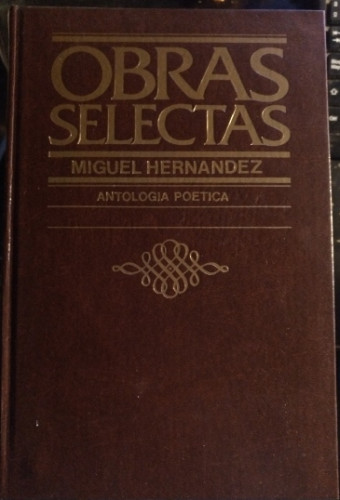 Portada del libro de Obras selectas: Antología poetica