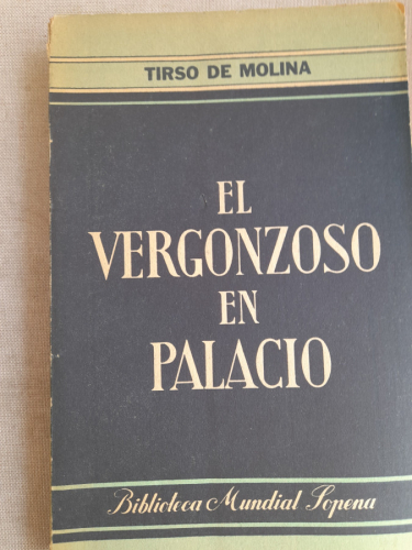 Portada del libro de El vergonzoso en palacio