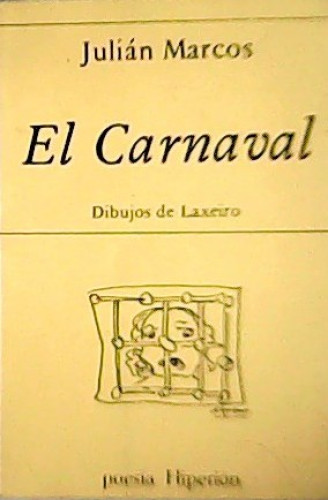 Portada del libro de El Carnaval 1965-70. Dibujos de Laxeiro.