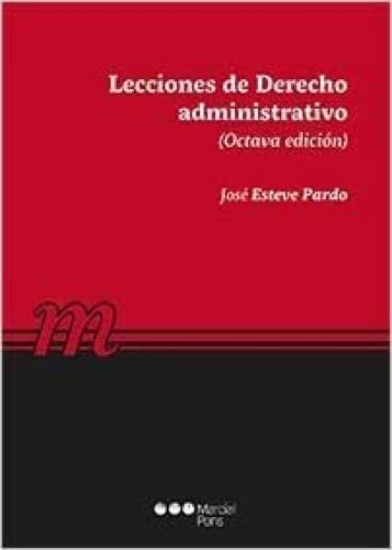 Portada del libro de Lecciones de derecho administrativo
