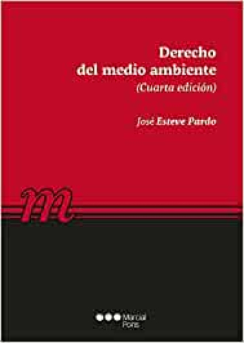 Portada del libro de Derecho del medio ambiente
