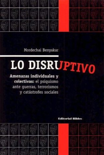 Portada del libro de Lo disruptivo