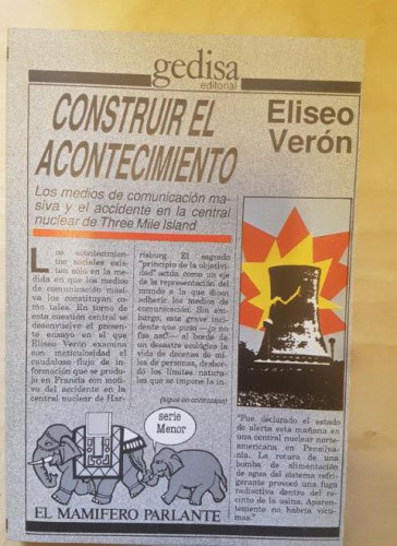 Portada del libro de Construir El Acontecimiento (El Mamifero Parlante)