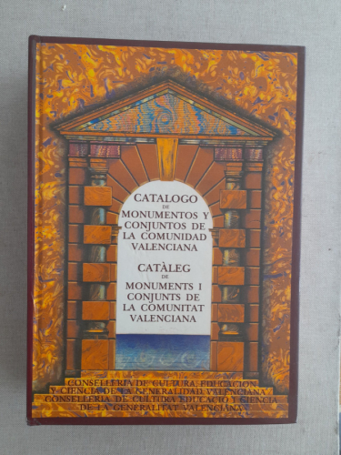 Portada del libro de Catálogo de monumentos y conjuntos de la Comunidad Valenciana, I. Catàleg de Monuments i conjunts de...