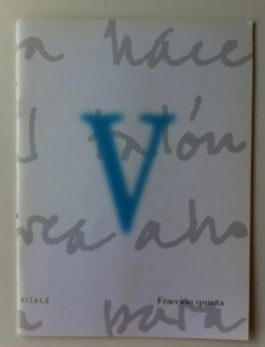Portada del libro de Ida Vitale. Fracción Quinta.