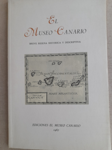 Portada del libro de el museo canario  breve reseña histórica y descriptiva