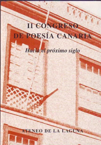 Portada del libro de II Congreso de Poesía Canaria
