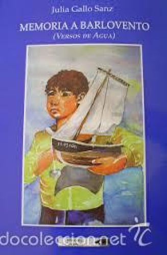 Portada del libro de Memoria a Barlovento (Versos de agua)