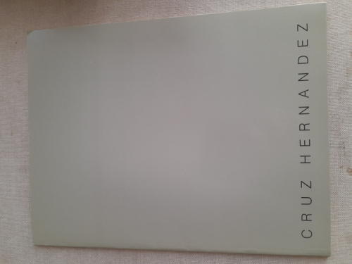 Portada del libro de Cruz Hernández. Galería Jorge Kreisler.