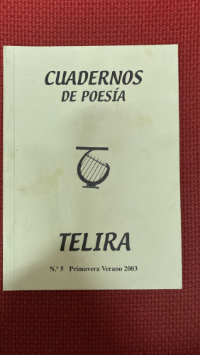 Portada del libro de CUADERNOS DE POESIA TELIRA, NUMERO 5, VERANO 2003.