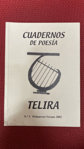 Portada del libro de CUADERNOS DE POESIA TELIRA, NÚMERO 3, PRIMAVERA VERANO 2002.