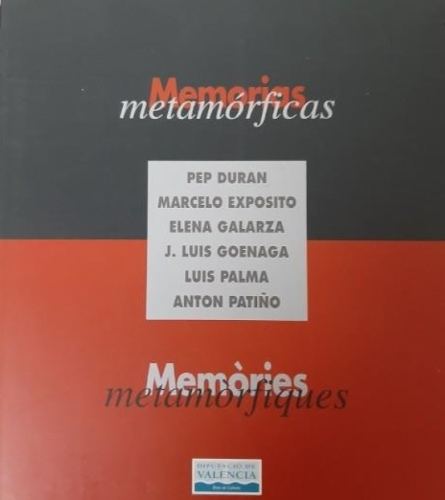 Portada del libro de MEMORIAS METAMORFICAS CATALOGO DE ARTE SALA PARPALLO, 1997