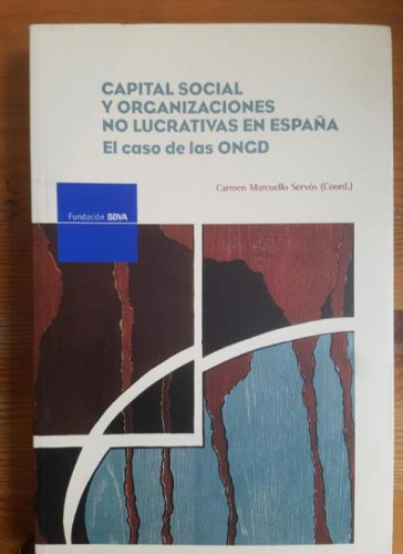 Portada del libro de Capital social y organizaciones nolucrativas en España: el caso de las ongd