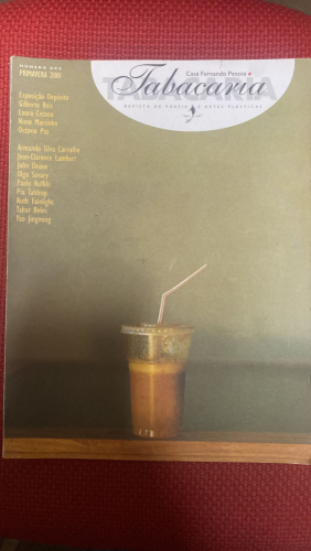 Portada del libro de Tabacaria. Revista de poesia e artes plasticas. Numero dez, 10.