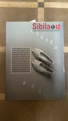Portada del libro de SIBILA 12 REVISTA DE ARTE, MUSICA Y LITERATURA. SEVILLA, ABRIL 2003. 