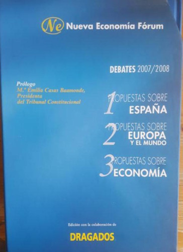 Portada del libro de FORUM : 1. DIAGNÓSTICOS SOBRE ESPAÑA; 2. DIAGNÓSTICOS SOBRE EUROPA Y EL MUNDO; 3. DIAGNÓSTICO ESTUCH