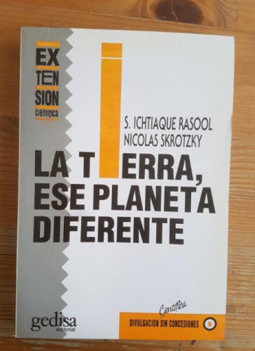 Portada del libro de Tierra, ese planeta diferente