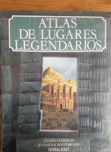 Portada del libro de Atlas de lugares legendarios VVAA Publicado por Debate (1991) precintado.nuevo