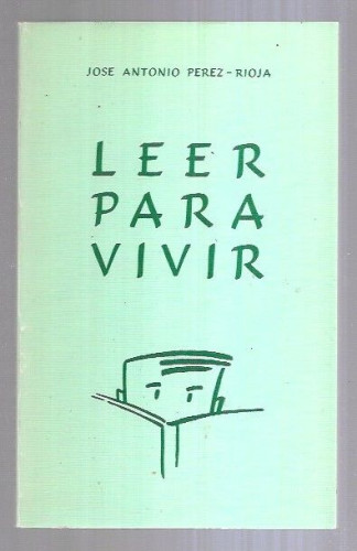Portada del libro de Leer para vivir