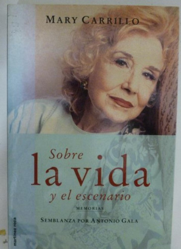 Portada del libro de SOBRE LA VIDA Y EL ESCENARIO